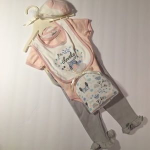 0-3m Girl Outfit Set